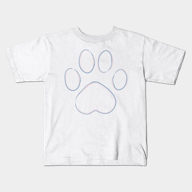 Sweet Paws Cool Pet clothing, pet owner, pet decoration gift for animal lovers design Kids T-Shirt by fratdd